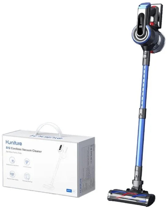 Honiture S12 - Steelstofzuiger - Draadloos - Zakloos - Turboborstel