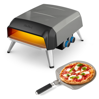 Tefal Pizza Pronto JM4120 pizza oven op gas + pizzaschep