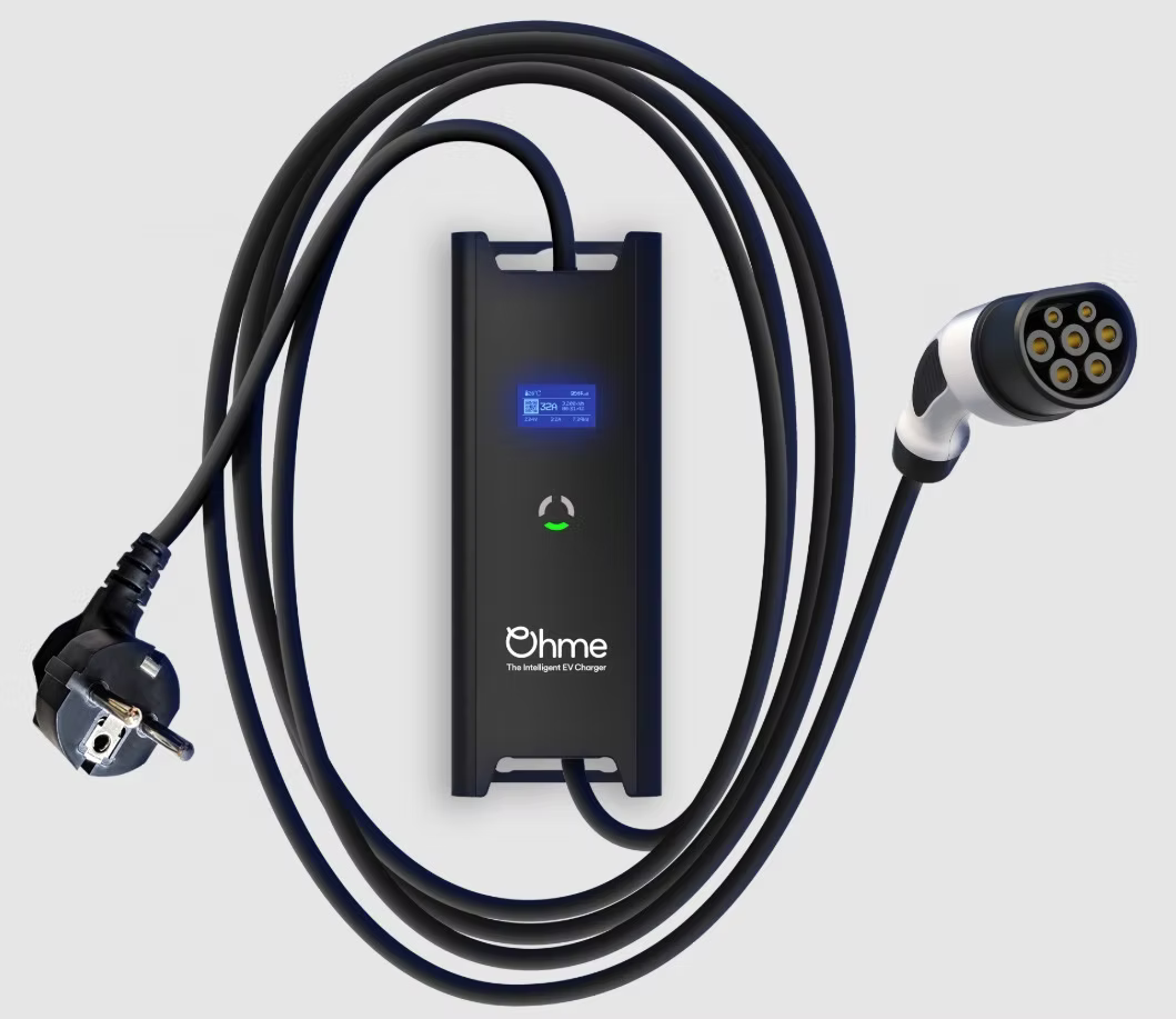 Ohme Go 16A thuislader Shuko EU naar type 2