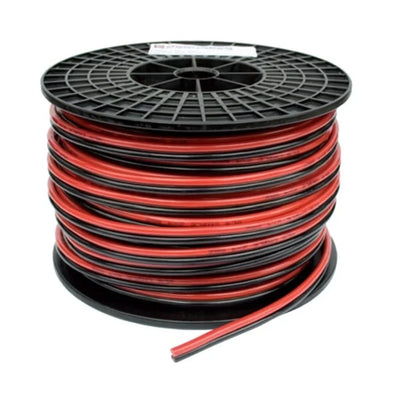 Twinflex 2 x 16 mm2 platte kabel rood/zwart (50 meter op rol)