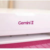 Gemini II elektrische stans- en embossingmachine met pauze en terugspoelfunctie - Snijplatform van 9" x 12,5" [GEMII-M-GLO].