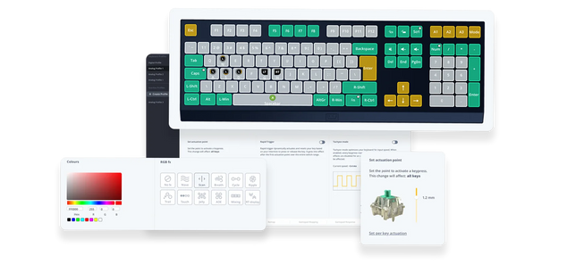 Wooting 60HE+ - US-ANSI - Linear60 (Rev1) - Gaming Toetsenbord - Zonder Numpad - US International - Zwart