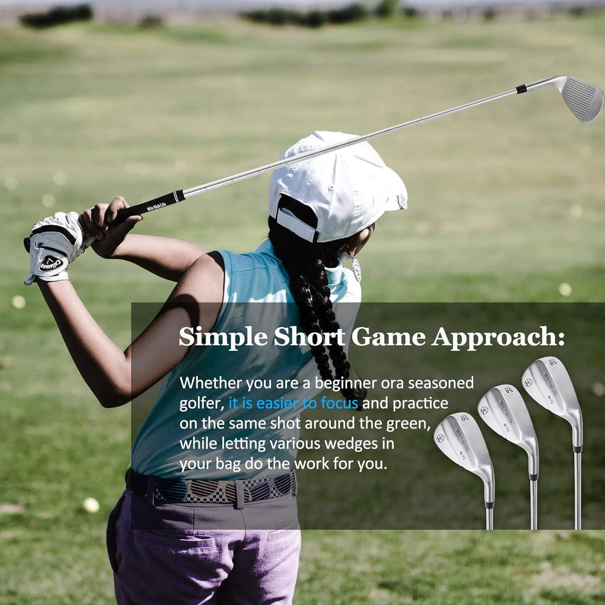 Mile High Life | Golf Sand Wedge | Pitching Golf Wedge Sets | M-TC Lob Wedge 50-56* / 10F set