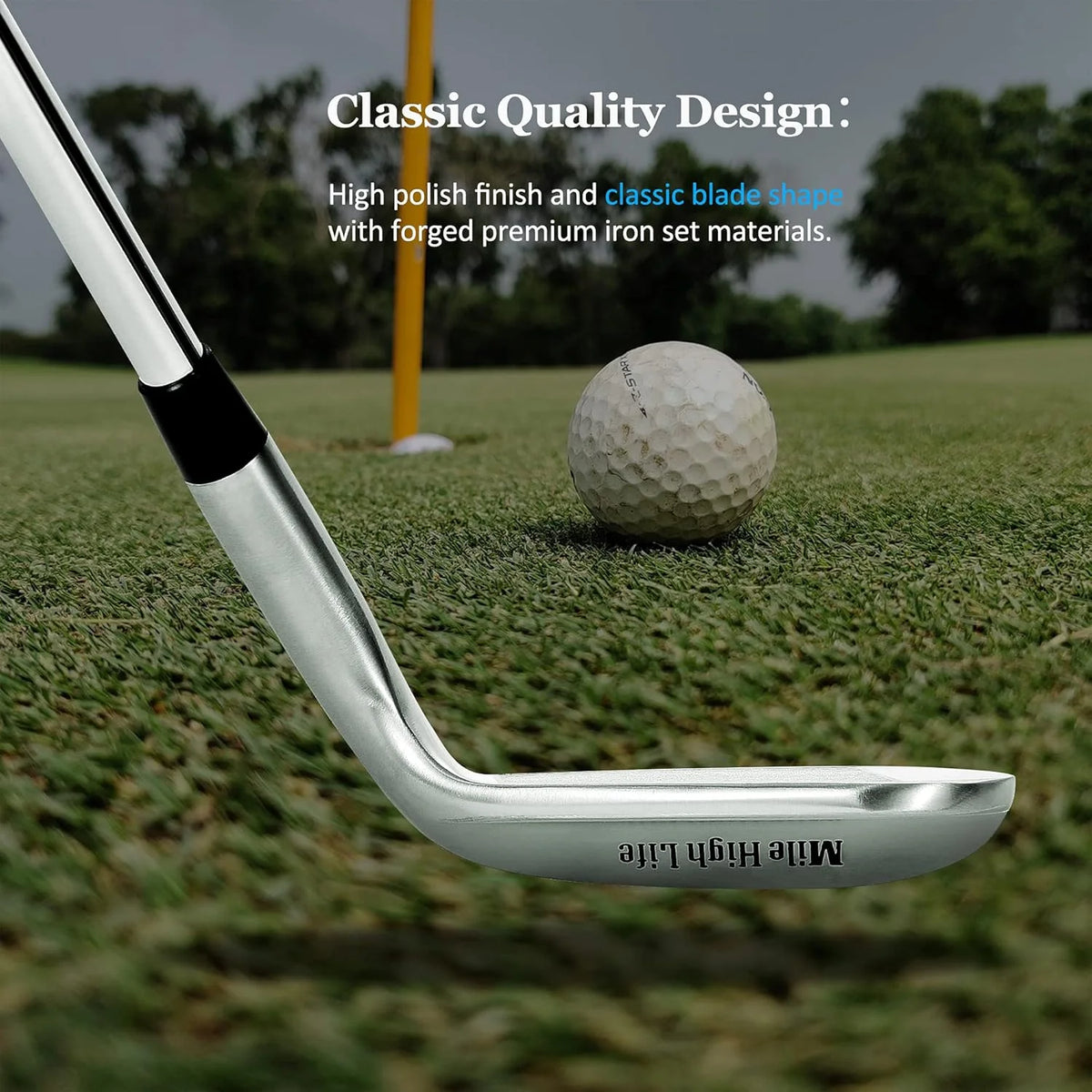 Mile High Life | Golf Sand Wedge | Pitching Golf Wedge Sets | M-TC Lob Wedge 50-56* / 10F set