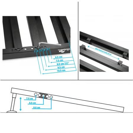 Palmer Pedalbay 40 lichtgewicht variabel pedalboard met tas