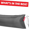 Fatboy LAMZAC 3.0 Luchtzitzak, steel grey, 185x83 cm