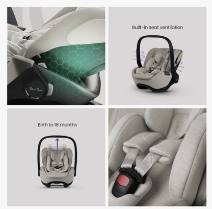 Autostoel Silver Cross Glide Plus 360 i-Size Natural Taupe