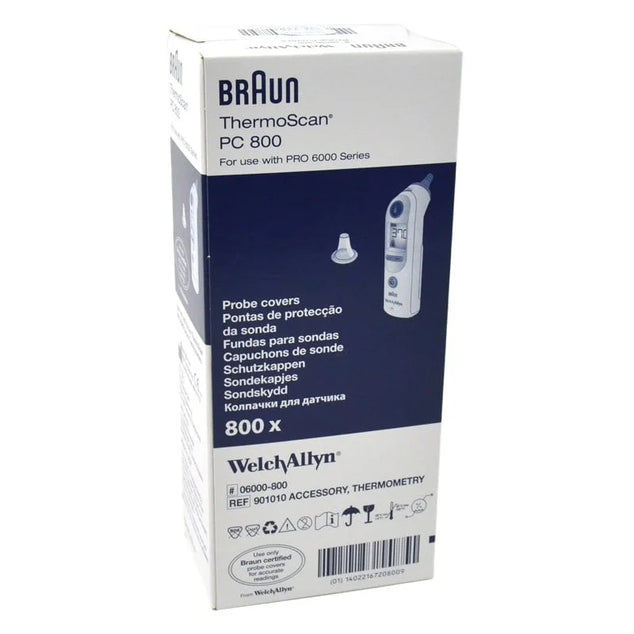 Welch Allyn Braun Thermoscan Pc (4*200 doos) Ear Thermometer Probe Covers