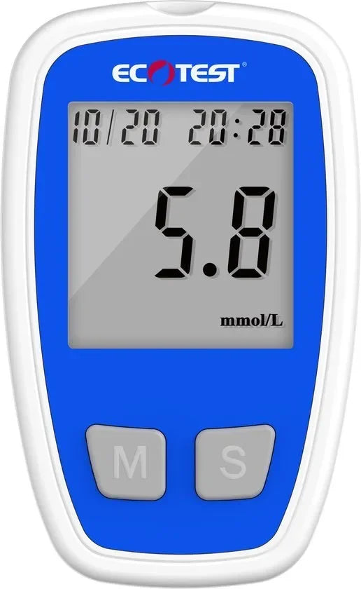 Ecotest Bloedglucosemeter +  extra lancetten