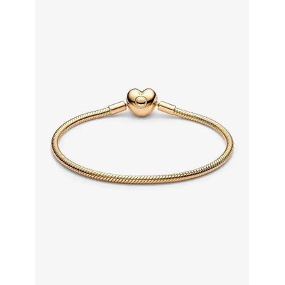 PANDORA ARMBAND GOLDPLATED HARTSLUITING 17CM 563050C00-17