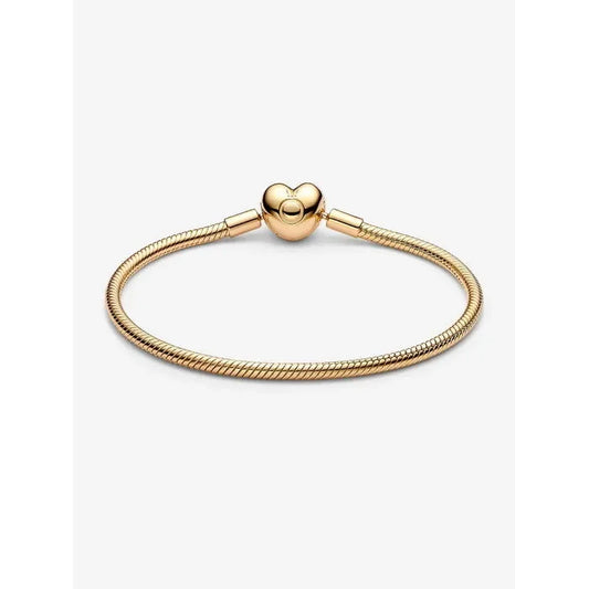 PANDORA ARMBAND GOLDPLATED HARTSLUITING 17CM 563050C00-17