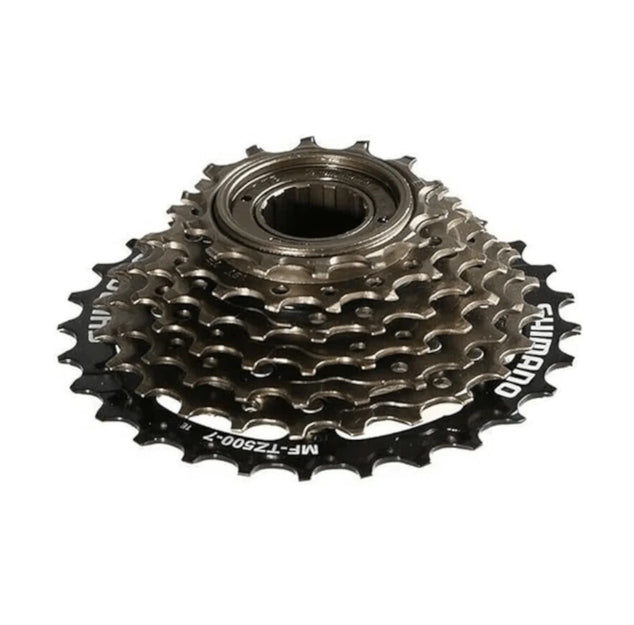 Achterwiel 28 inch – Shimano MF-TZ500-7 freewheel – Schwalbe Big Apple band