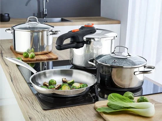 Tefal Snelkookpan Secure Click P2530756 6L - Secure 5-beveiligingssysteem met 2-traps kookregelaar