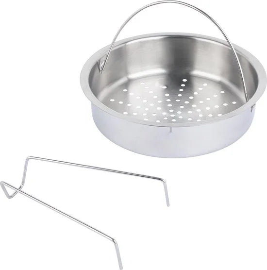 Tefal Snelkookpan Secure Click P2530756 6L - Secure 5-beveiligingssysteem met 2-traps kookregelaar