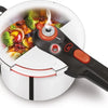 Tefal Snelkookpan Secure Click P2530756 6L - Secure 5-beveiligingssysteem met 2-traps kookregelaar