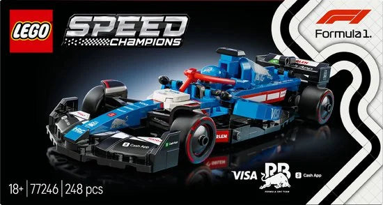 LEGO 77246 Speed Champignons Visa Cash App RB VCARB 01 F1 Racewagen