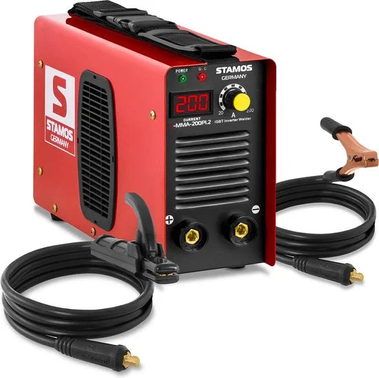 Elektrode-lasapparaat - 200 A - Hot Start - LED-display - Stamos Germany