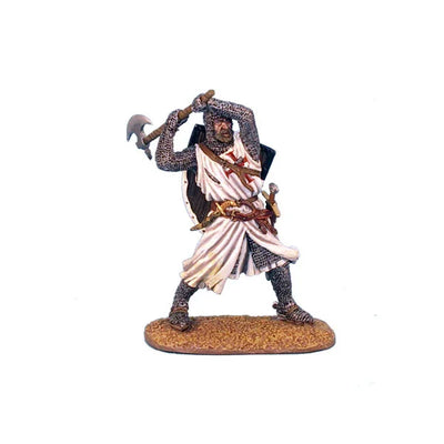 Les Croisades CRU019 Chevalier Templier avec hache