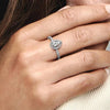 Ring Sprankelende Peer Halo 192835C01-50 - maat 50