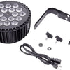 200 W LED Par Koplamp RGB UV zwart licht 18 LED podiumlicht partylicht DMX-4/8CH spot | EU STEKKER