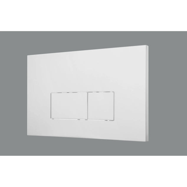 UP320 inbouwreservoir - dualflush - rechthoekige knoppen - kunststof wit glans