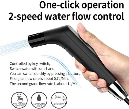 Draadloze Bidet - Reis Bidet - Bidet op Accu - Draagbare Bidet  - Incl. Reistank van 2,5 Liter