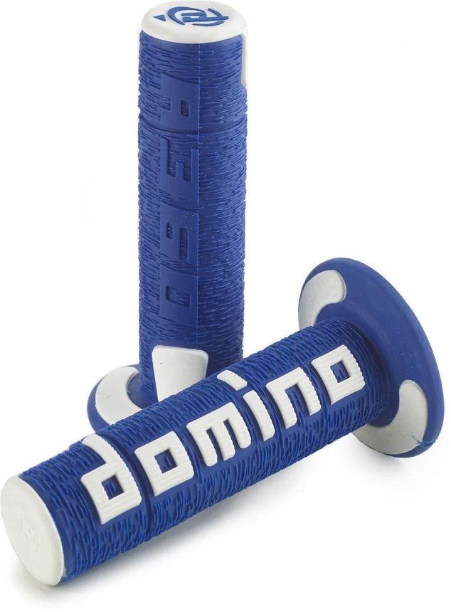 A360 - HANDLEBARS & GRIPS - GRIP CROSS BLUE/WHT