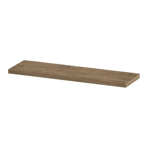 Wandplank 35mm dik - 120x35x3.5cm - Naturel eiken
