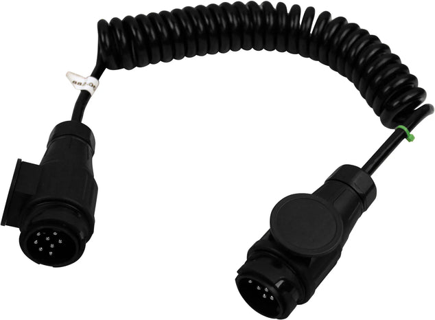 spiraalkabel 8-polig 2,5m kunststof Menbers stekkers 13p