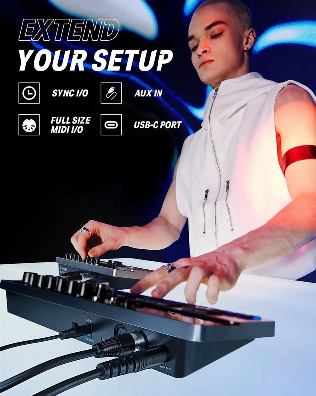 Essential B1 analoge bassynthesizer en sequencer