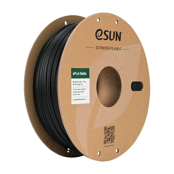 PLA-Matte filament 1,75 mm Deep Black 1 kg