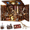 boekenplank kit, doe-het-zelf houten decoratieve puzzel met ledverlichting