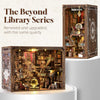 boekenplank kit, doe-het-zelf houten decoratieve puzzel met ledverlichting