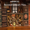 boekenplank kit, doe-het-zelf houten decoratieve puzzel met ledverlichting