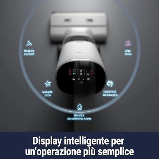 H200 Lite - Dweilstofzuiger - Draadloos - Zelfreiniging - LED-display