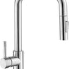 CECIPA max Keukenkraan Met Uittrekbare Uitloop - Handdouche - 2 straalsoorten- -360° Draaibaar - RVS- Flexibele Slang - Zilver
