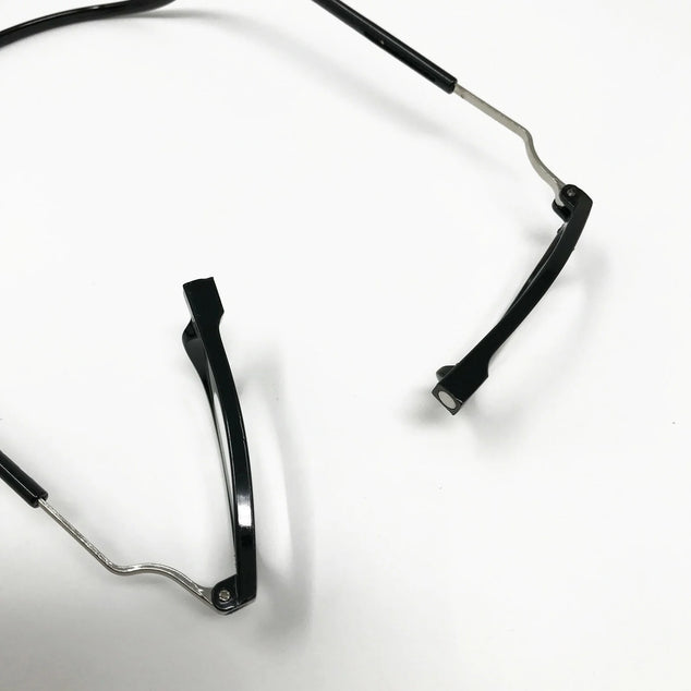 MENS Magnetic Hanging Spectacles Reading Glasses PD62-64 Black +1.5