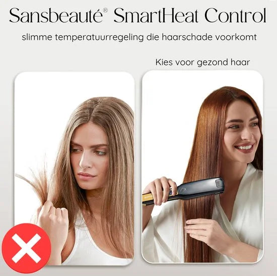 Professionele Stijltang - 2 in 1 - Krultang - Stijltangen - Hair Straightener - Snel Opgewarmd - 80℃ t/m 230℃ - Steilen & Krullen - Hot Comb - Haartang - Haar stijltang - ION technologie