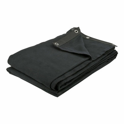 Dekomolton Backdrop 160 gram/m², zwart 6m (b) x 3m (h)