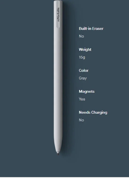 Marker - stylus pen voor ReMarkable 2 met extra tips (zonder gum)