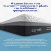 Koudschuim matras 90x200 cm - Memory Foam - Extra Comfort 27 cm met Bamboe Tijk