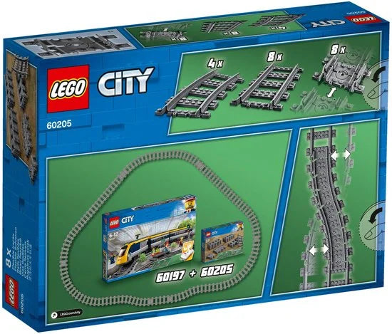 City Rechte en Gebogen Rails - 60205