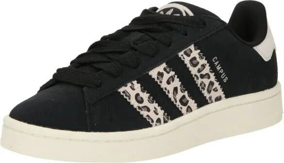 Originals Leopard Print Campus Sneakers Black