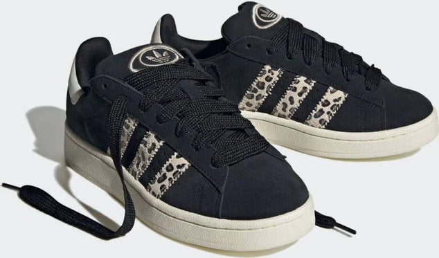 Originals Leopard Print Campus Sneakers Black