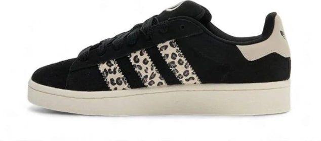 Originals Leopard Print Campus Sneakers Black