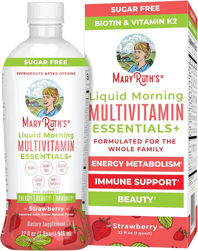 Morning Liquid Multivitamin  NON GMO  GLUTEN FREE  VEGAN  Immune Support