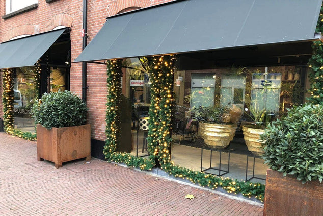 Guirlande met verlichting · Ø 40 cm · Koppelbaar · 200 lampjes · IP67