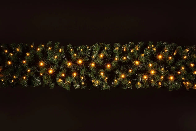 Guirlande met verlichting · Ø 40 cm · Koppelbaar · 200 lampjes · IP67