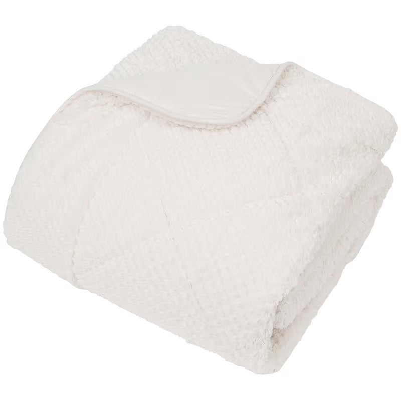 Lazy all-in-one dekbed Teddy fur - beige