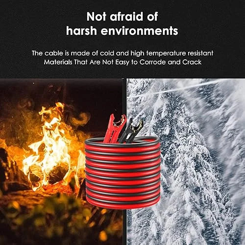 6 m 50 mm² 3000 A overbruggingskabel, startkabelset, startkabelset, 12 V/24 V